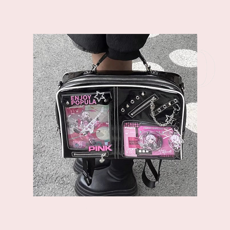 Miracle Window Double Itash Window Kawa Ita Ita Bag Large Capacity Messenger Laptop Bag
