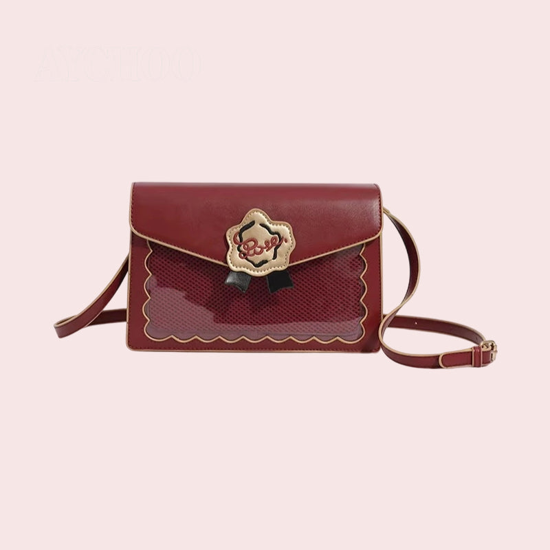 Letter from Afar Crossbody Shoulder Bag Small Capacity Transparent Envelope Ita Bag for Merchandise Display