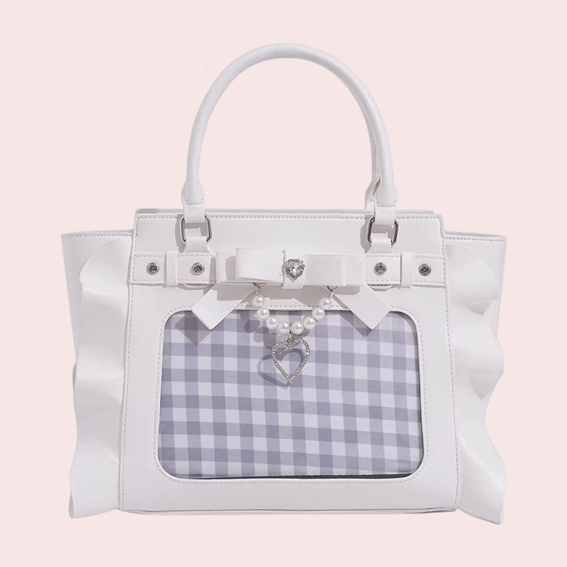 New Lace Series Itabag Handheld Crossbody Bag Daily Commuter Bag