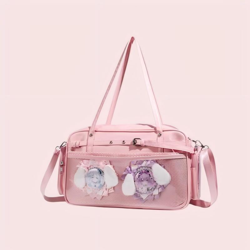 Multi-Color Zippered Daily Sweet Japanese College Style Princess Ita Shoulder Bag