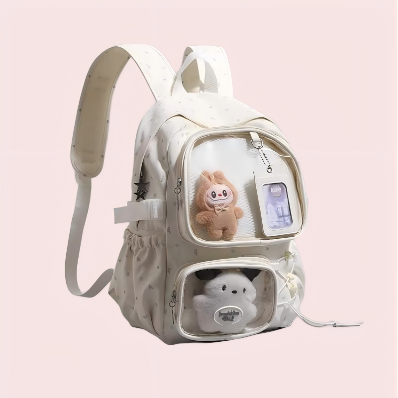 Multi-Color Zippered Daily Sweet Japanese College Style Ita Backpack