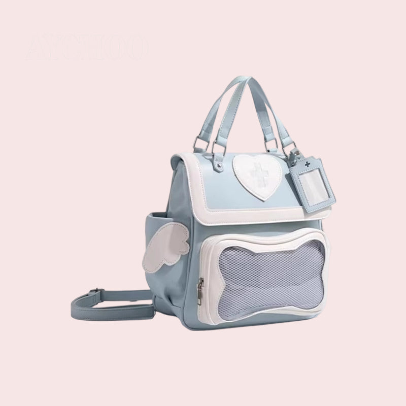 Small-capacity ita bag backpack, anime pins & figure bag,Valentine's Day gift for girlfriend