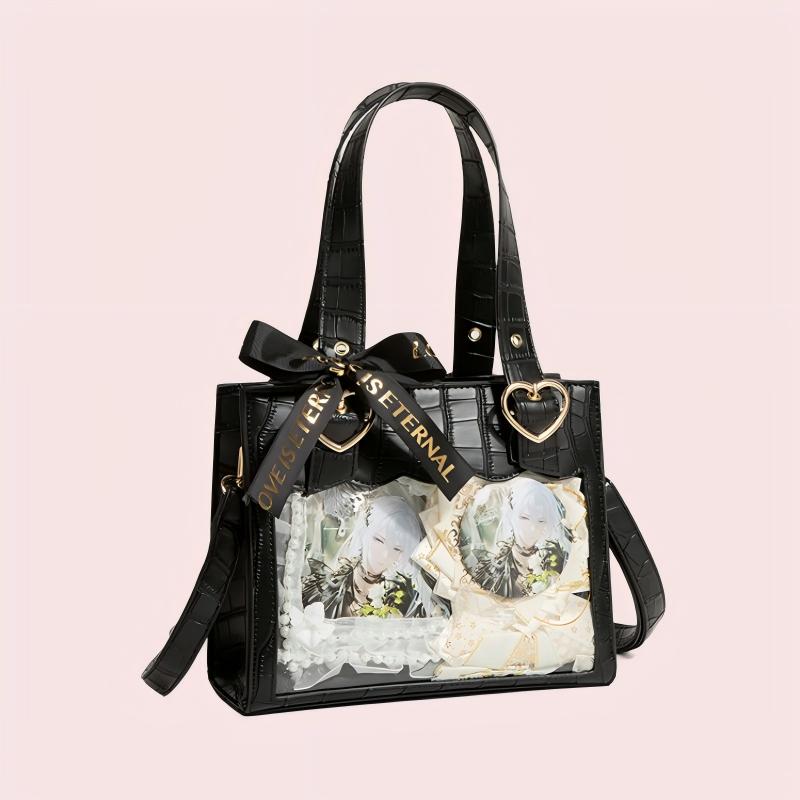 Multi-Color Bow Zippered Daily Sweet Japanese Ita Crossbody Bag