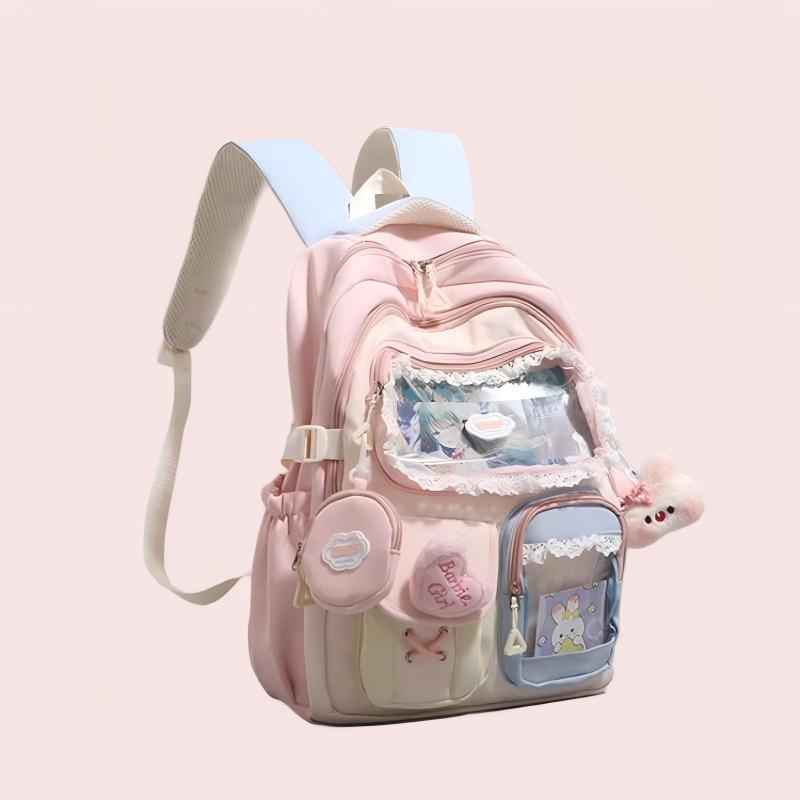 Multi-Color Zippered Daily Sweet Japanese College Style Ita Backpack