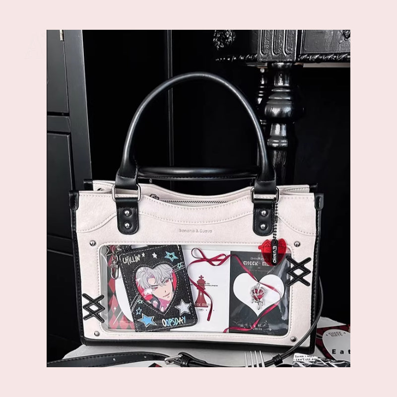 Xin Dong Yao Yan Daily Ita Bag High Capacity Anime Goods  Japanese Style Handheld Crossbody Bag