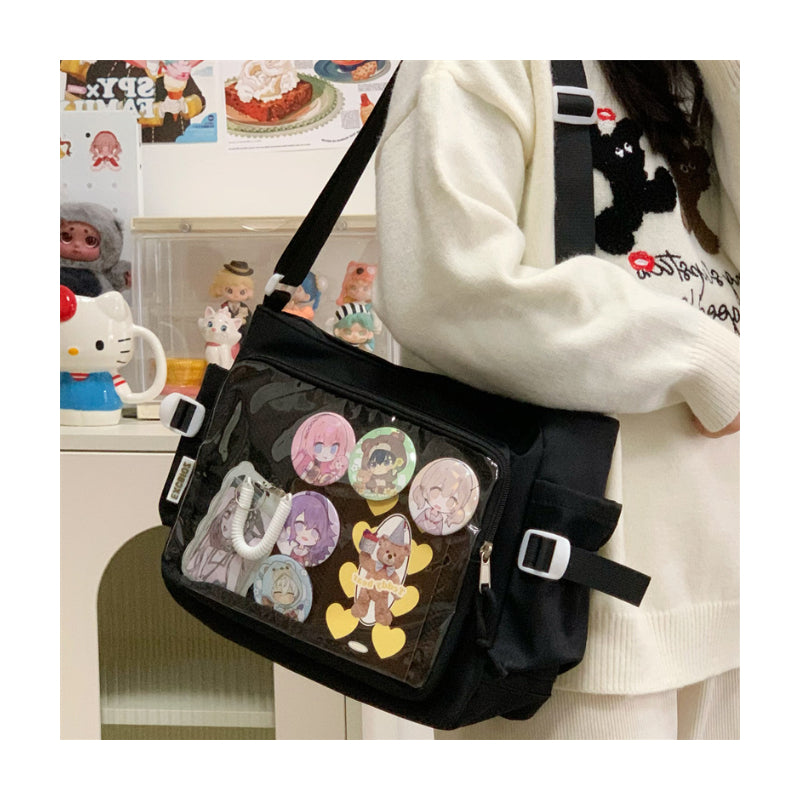 Large Capacity Trendy & Minimalist Shoulder Crossbody Bag Fashionable and Versatile Messenger Itabag