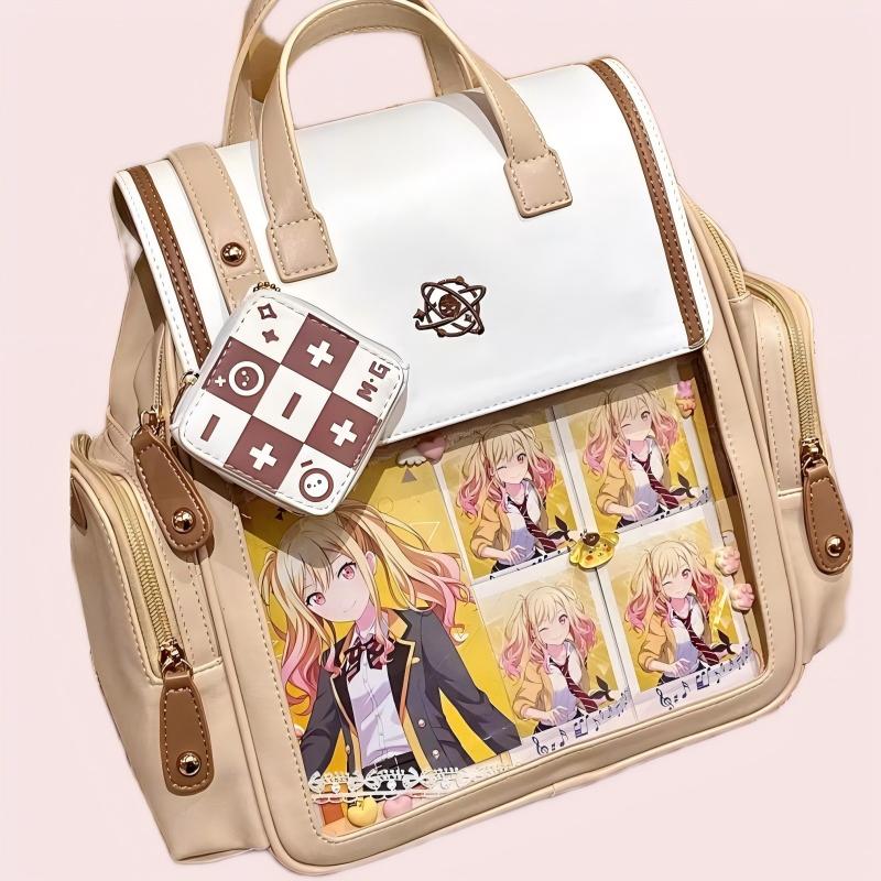Multi-Color Zippered Daily Sweet Japanese College Style Ita Backpack
